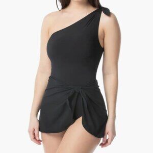 Contours by Coco Reef One Piece Shapewear Swimsuit Black Size 10/34C -  8394